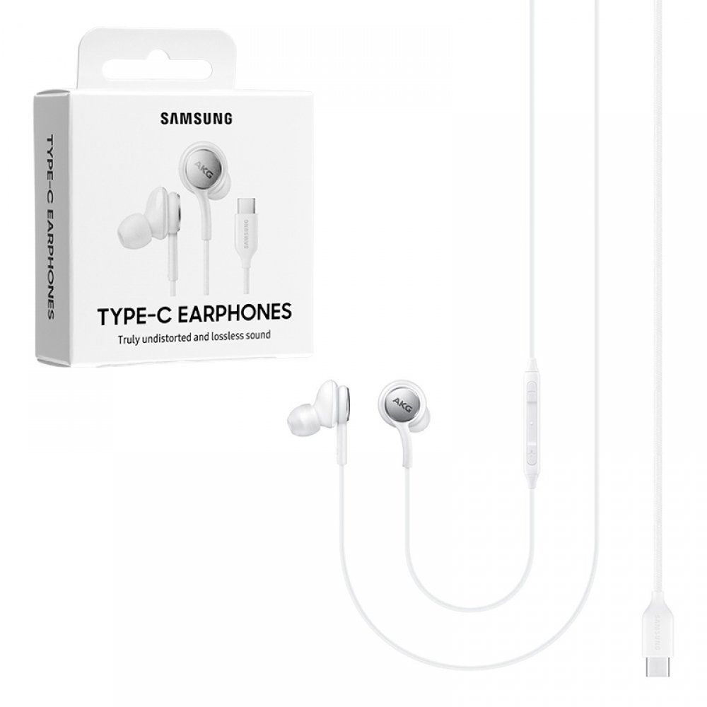 Buy Online Samsung TypeC Earphones Akg White in Qatar